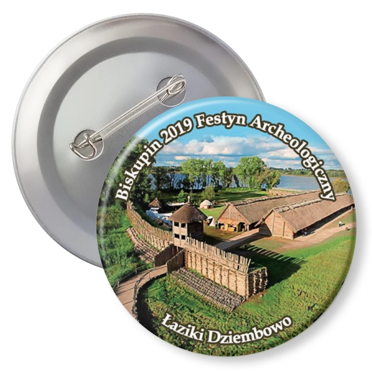 przypinka agrafka Biskupin 2019 Festyn Archeologiczny