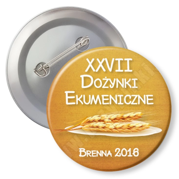przypinka z agrafką Brenna 2016