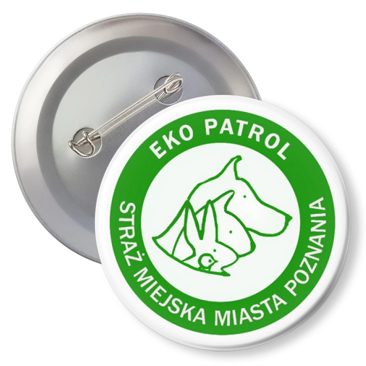 przypinka z agrafką Eko Patrol