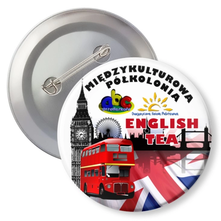 przypinka z agrafką English Tea