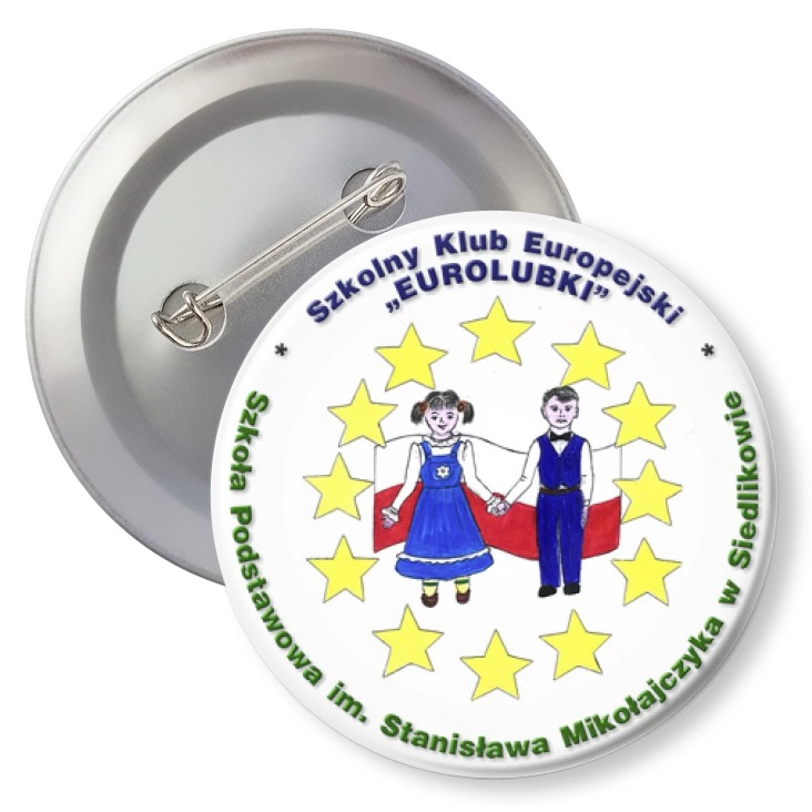 przypinka z agrafką Eurolubki