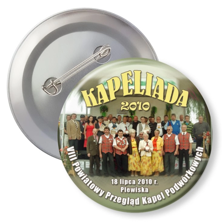 przypinka z agrafką Kapeliada 2010