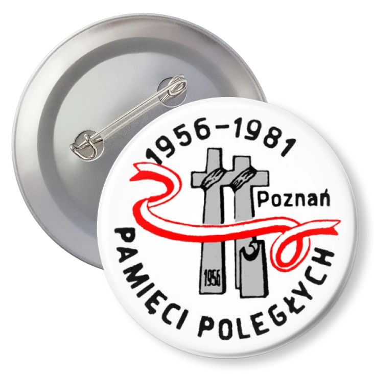 przypinka z agrafką Pamięci Poległych