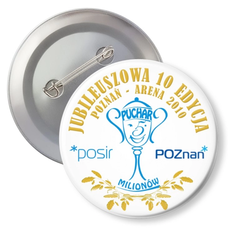 przypinka z agrafką Puchar Milionów