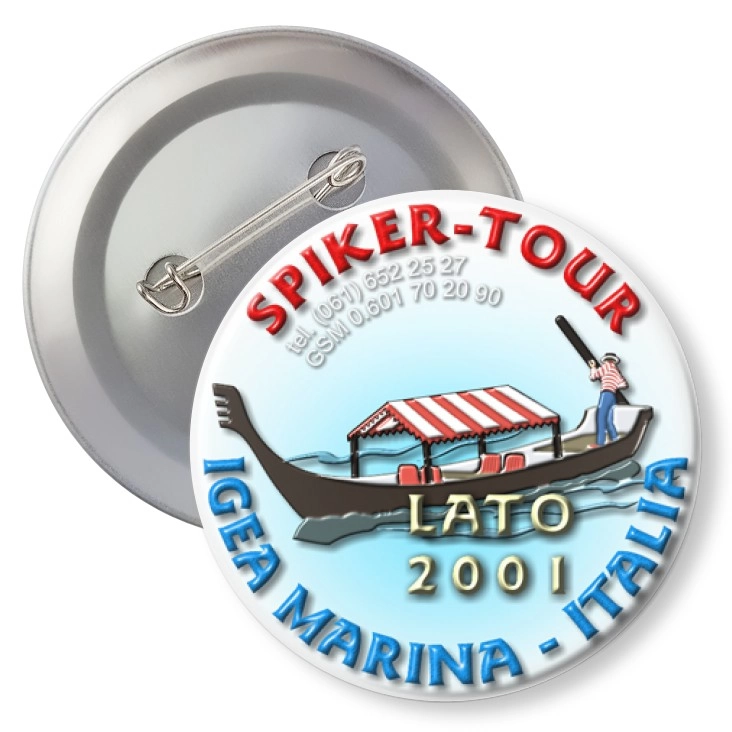 przypinka z agrafką Spiker-Tour Igea Marina - Italia