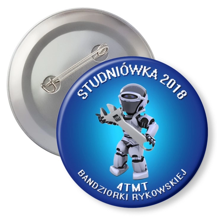 przypinka z agrafką Studniówka 2018