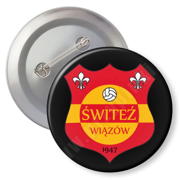 przypinka z agrafką Świteź Wiązów