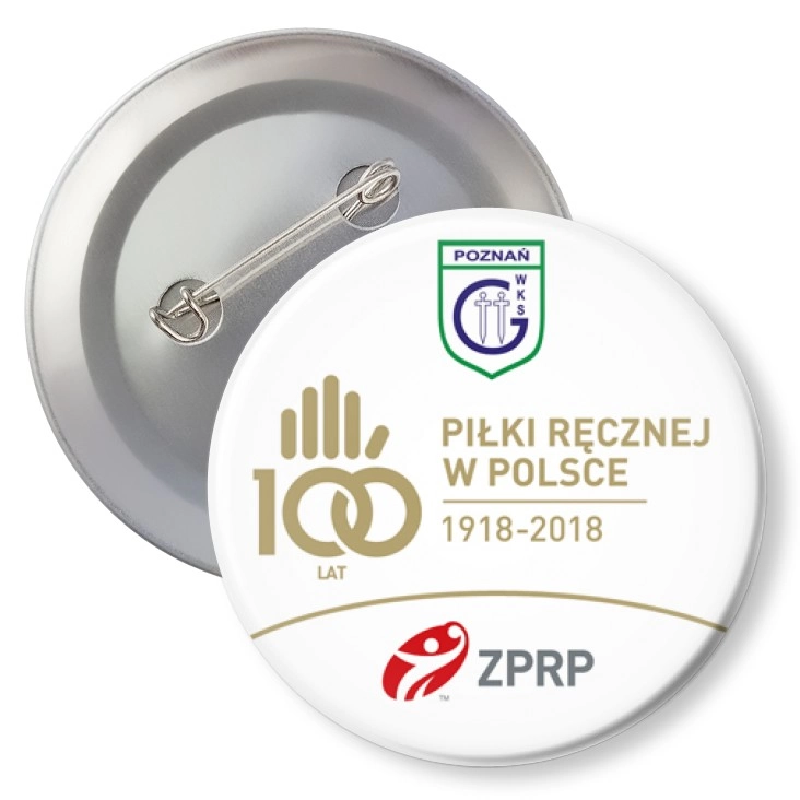 przypinka z agrafką WKS Grunwald
