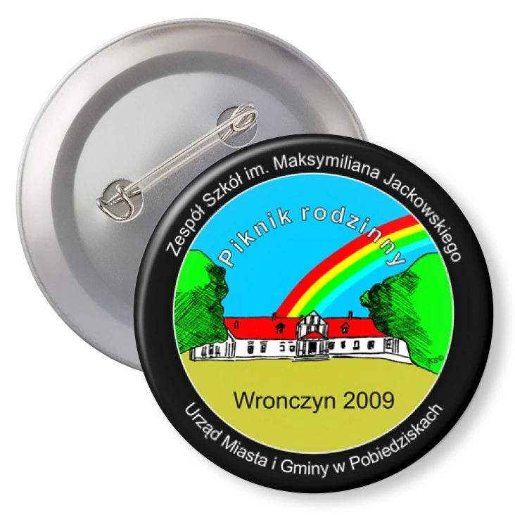 przypinka z agrafką Wronczyn 2009