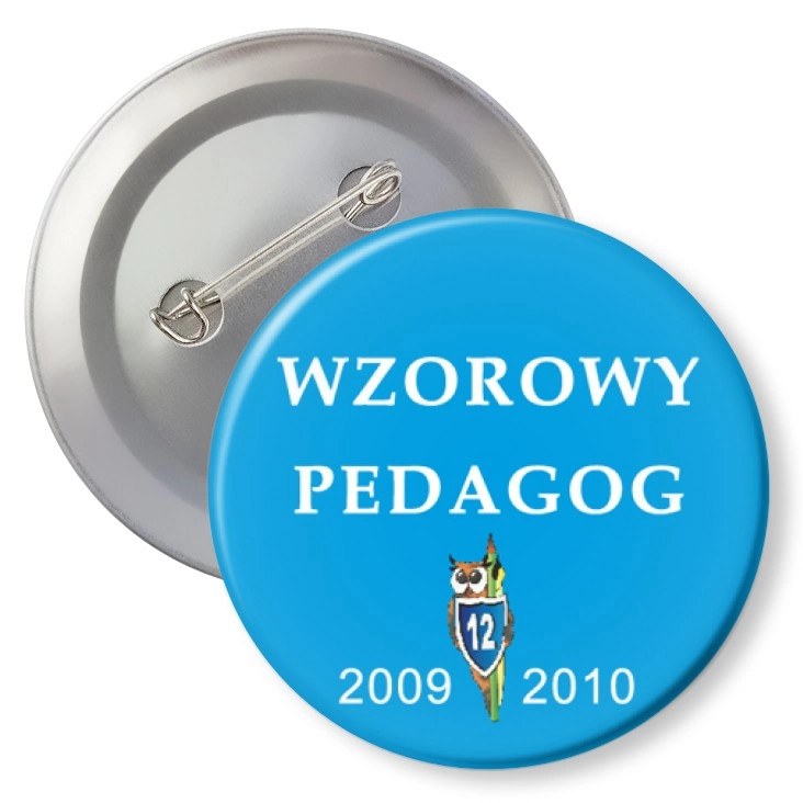 przypinka z agrafką Wzorowy Pedagog