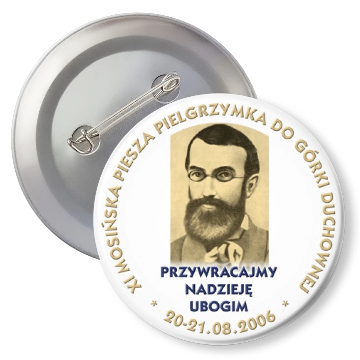 przypinka z agrafką XI Mosińska Pielgrzymka do Górki Duchownej