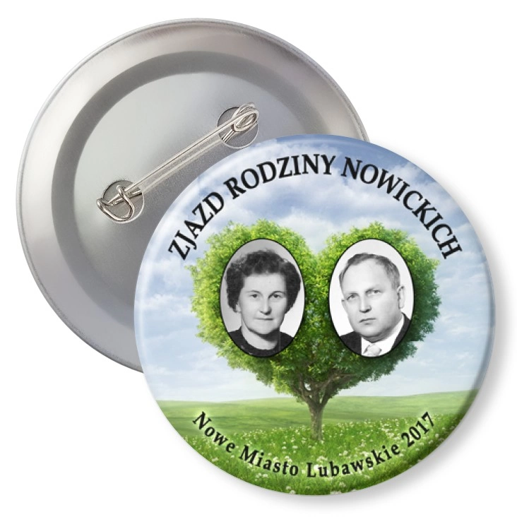 przypinka z agrafką Zajazd Rodziny Nowickich