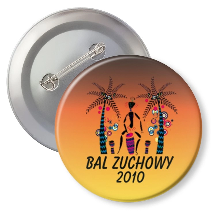 przypinka z agrafką Bal zuchowy 2010