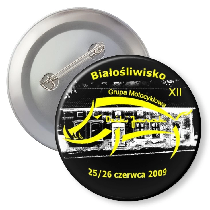 przypinka z agrafką Białośliwsko
