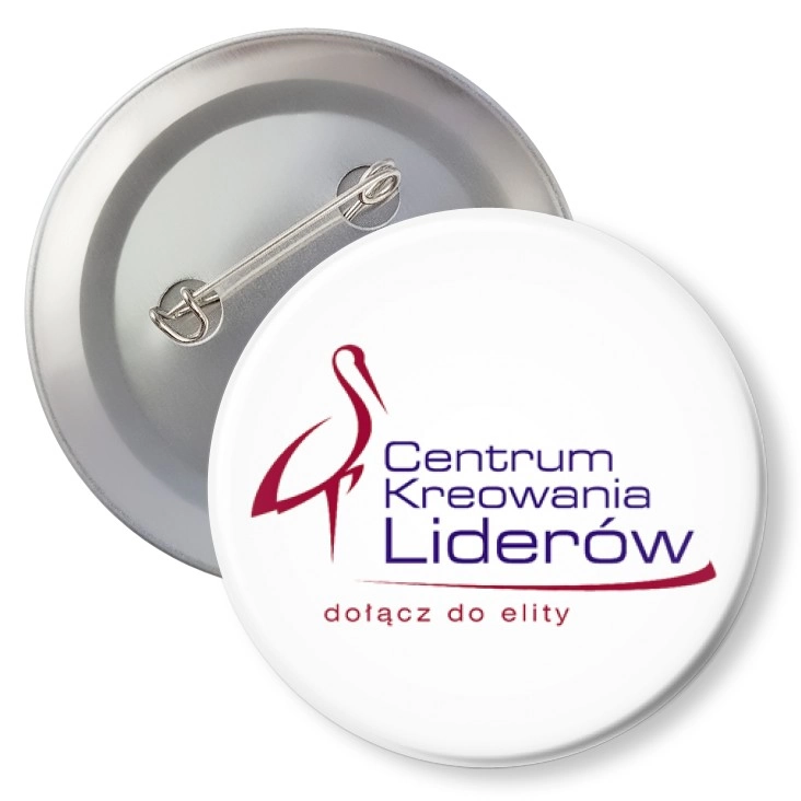 przypinka z agrafką Centrum Kreowania Liderów