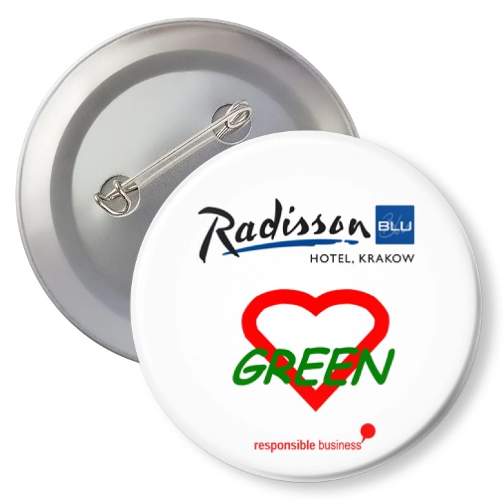 przypinka z agrafką Hotel Radisson