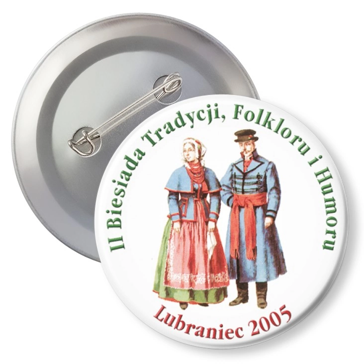 przypinka z agrafką II Biesiada Tradycji, Folkloru i Humoru