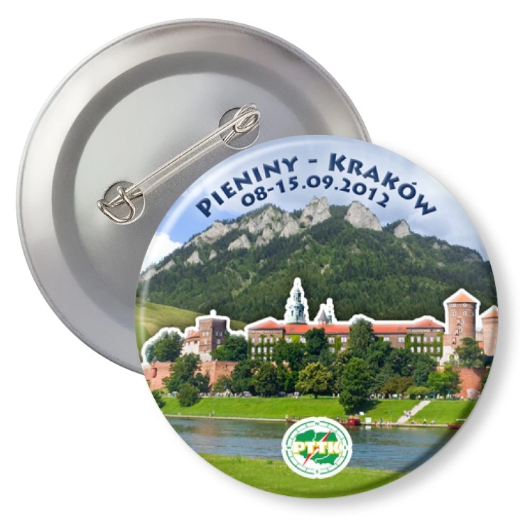 przypinka z agrafką Pieniny - Kraków
