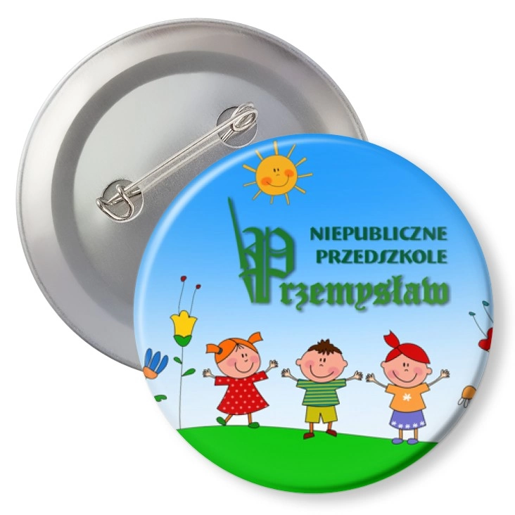 przypinka z agrafką Przedszkole Przemysław Rogoźno