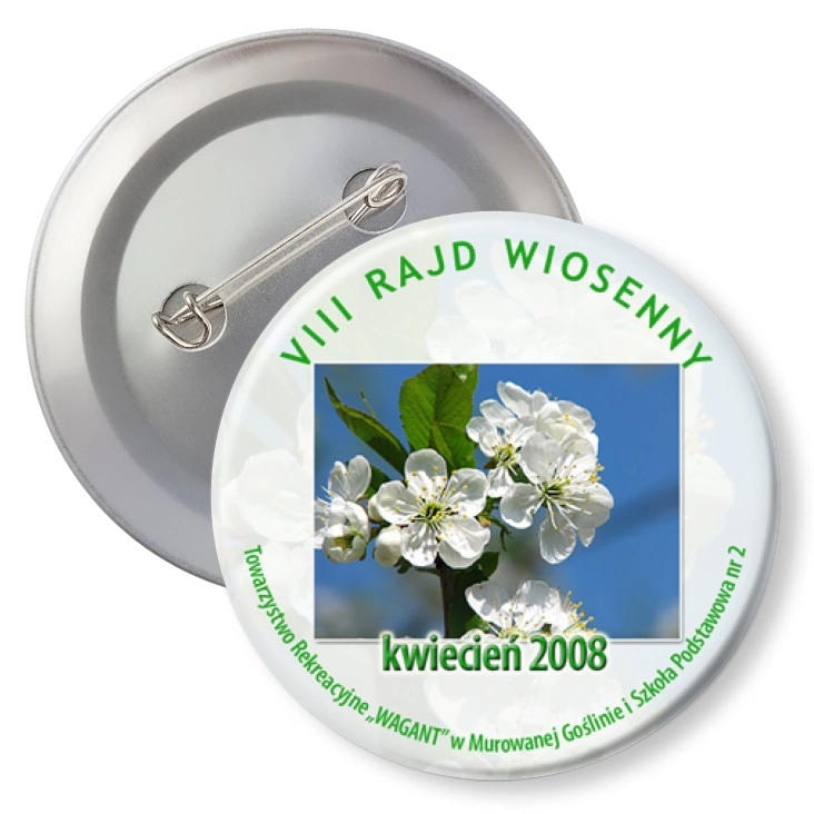 przypinka agrafka Rajd Wiosenny