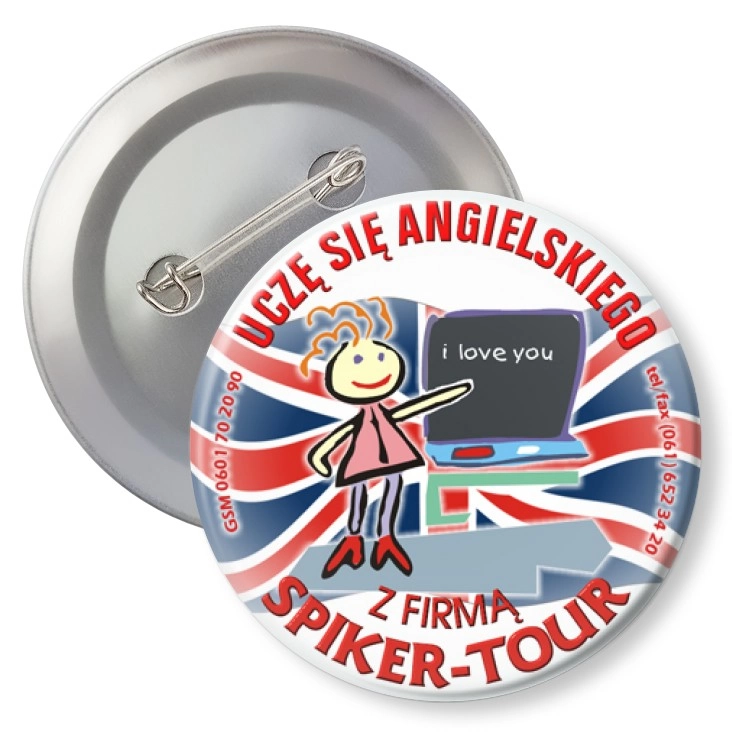 przypinka z agrafką Spiker-Tour
