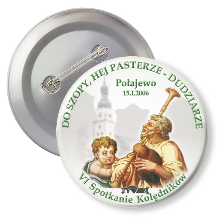 przypinka z agrafką VI Spotkanie Kolędników
