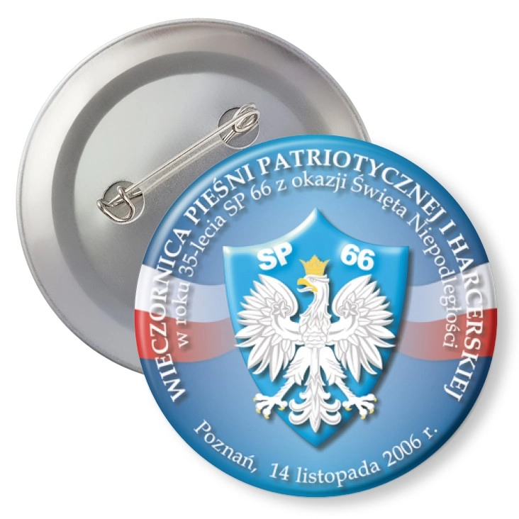 przypinka agrafka Wieczornica Pieśni Patriotycznej i Harcerskiej