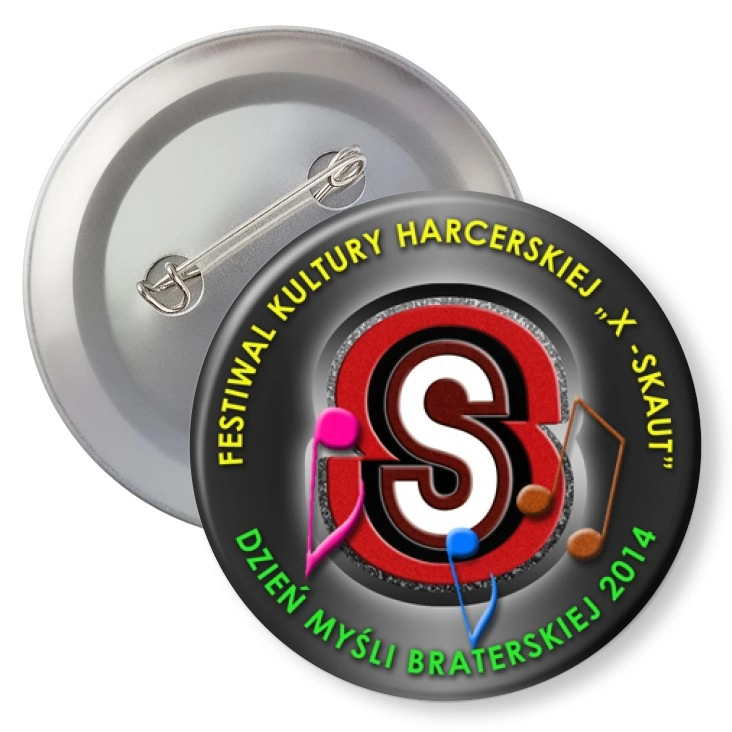 przypinka z agrafką X-Skaut