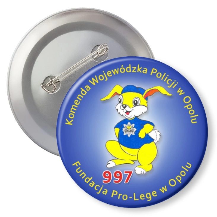 przypinka z agrafką Policuś