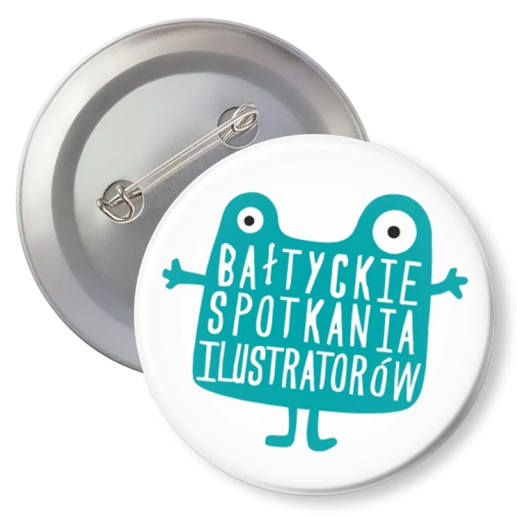 przypinka agrafka 14. Bałtyckie Spotkania Ilustratorów