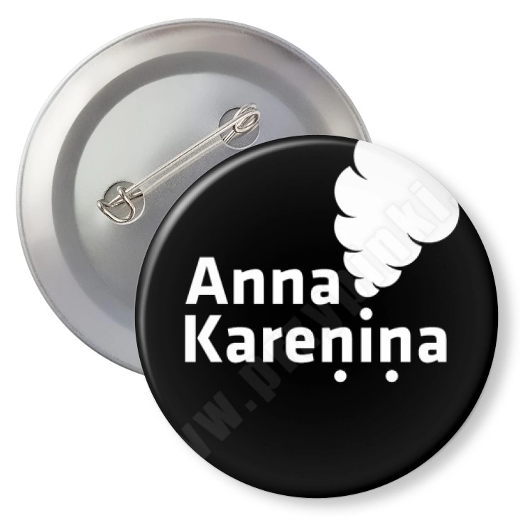 przypinka z agrafką Anna Karenina