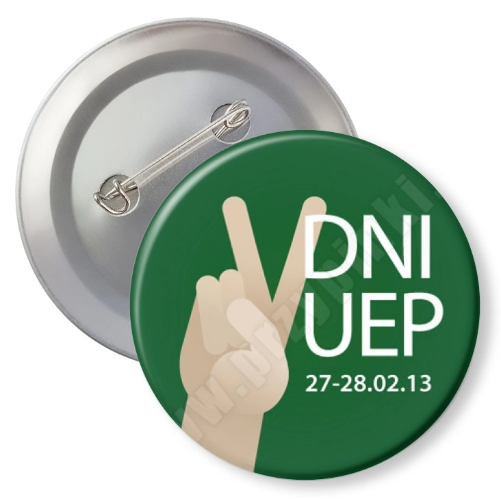 przypinka z agrafką Dni UEP