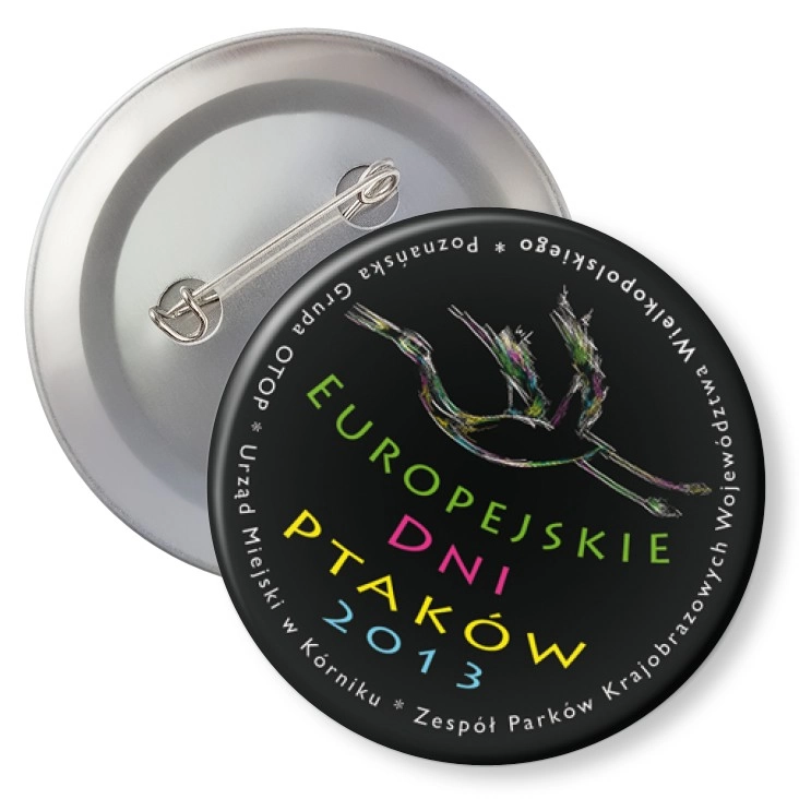 przypinka z agrafką Europejskie Dni Ptaków 2013