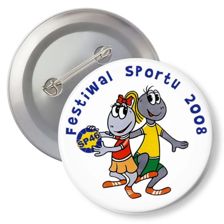 przypinka agrafka Festiwal Sportu SP 46