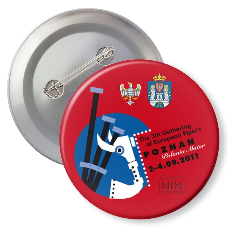 przypinka z agrafką III Zlot Dudziarzy Europy