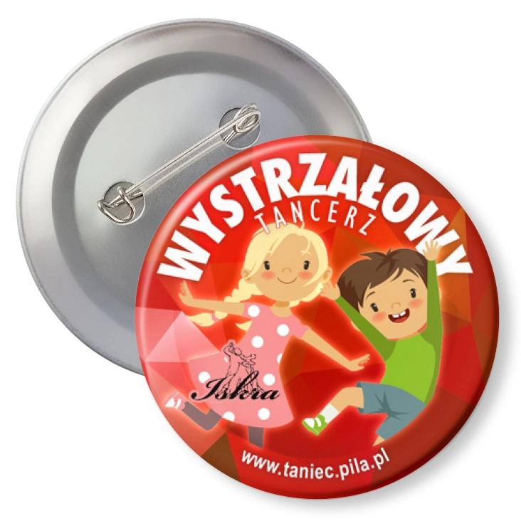 przypinka z agrafką Iskra - Wystrzałowy Tancerz