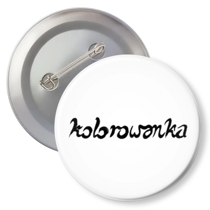 przypinka agrafka Kolorowanka