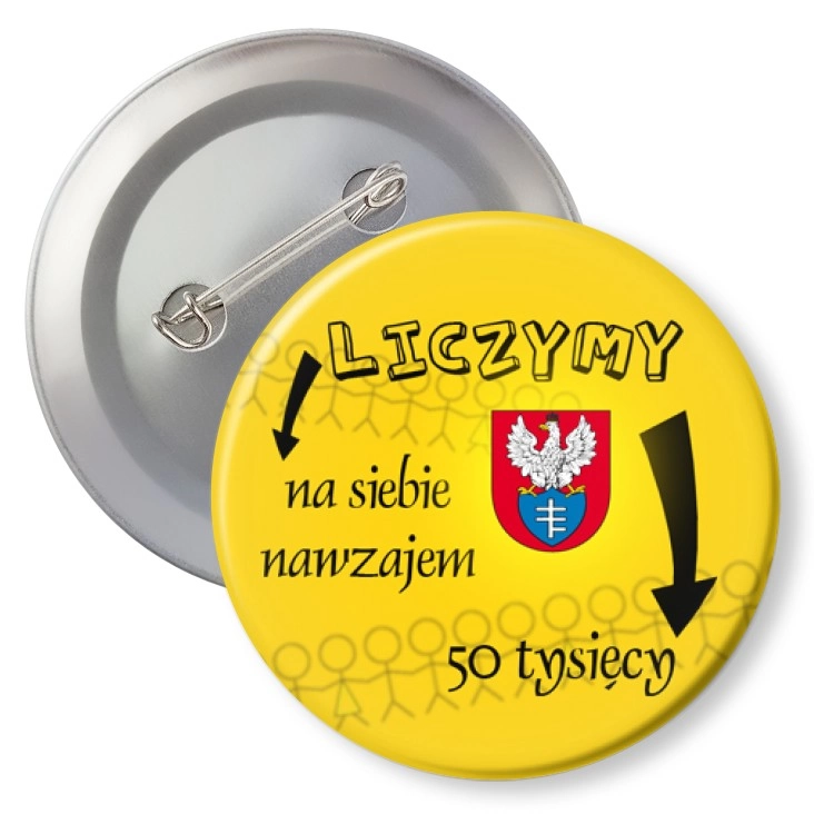 przypinka z agrafką Legionowo 50 tys. C
