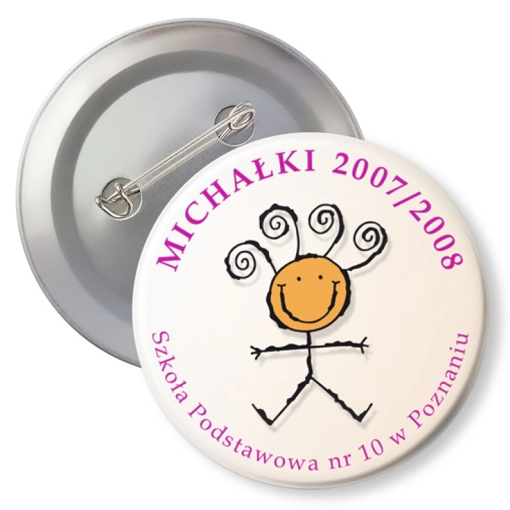 przypinka agrafka Michałki