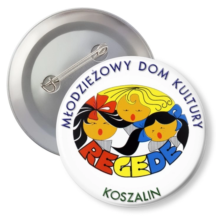 przypinka z agrafką Młodzieżowy Dom Kultury