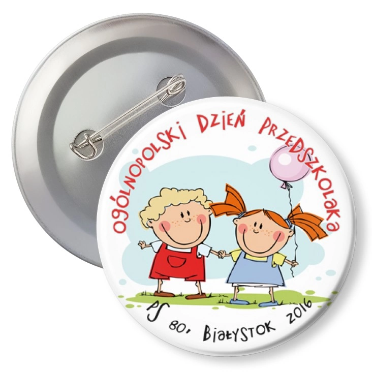 przypinka z agrafką Ogólnopolski Dzień Przedszkolaka