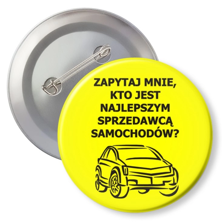 przypinka z agrafką Opel Niedbała