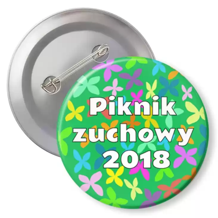 przypinka z agrafką Piknik Zuchowy 2018
