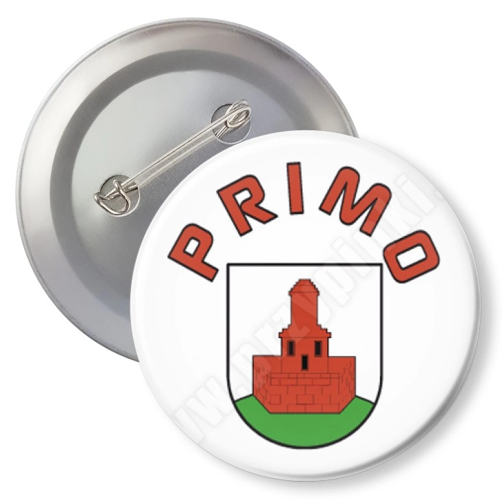 przypinka z agrafką Primo