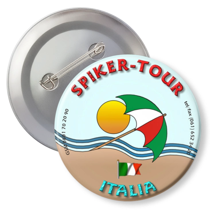 przypinka z agrafką Spiker-Tour Italia