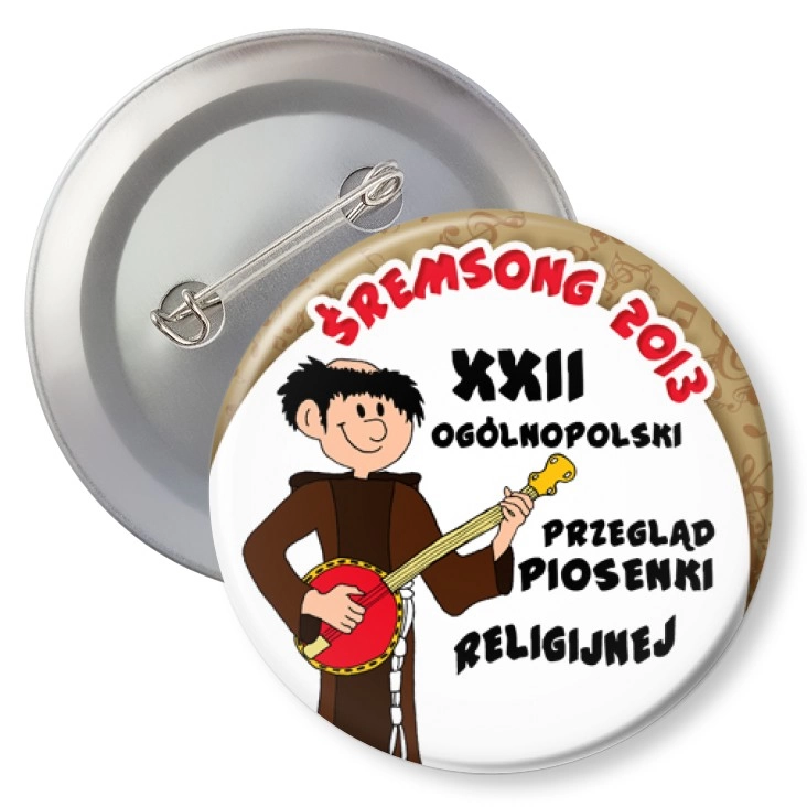 przypinka z agrafką Śremsong 2013