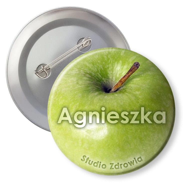 przypinka z agrafką Studio Zdrowia