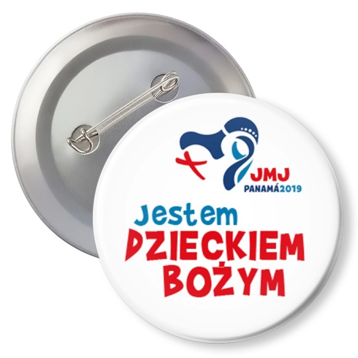 przypinka z agrafką Światowe Dni Młodzieży Panama 2019