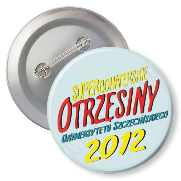 przypinka z agrafką US - Otrzęsiny 2012