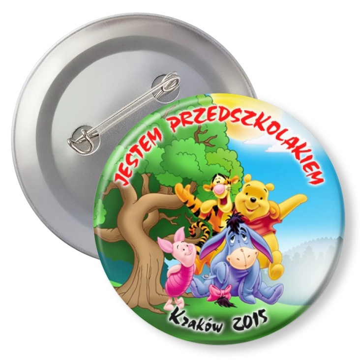 przypinka z agrafką Samorządowe Przedszkole nr 2